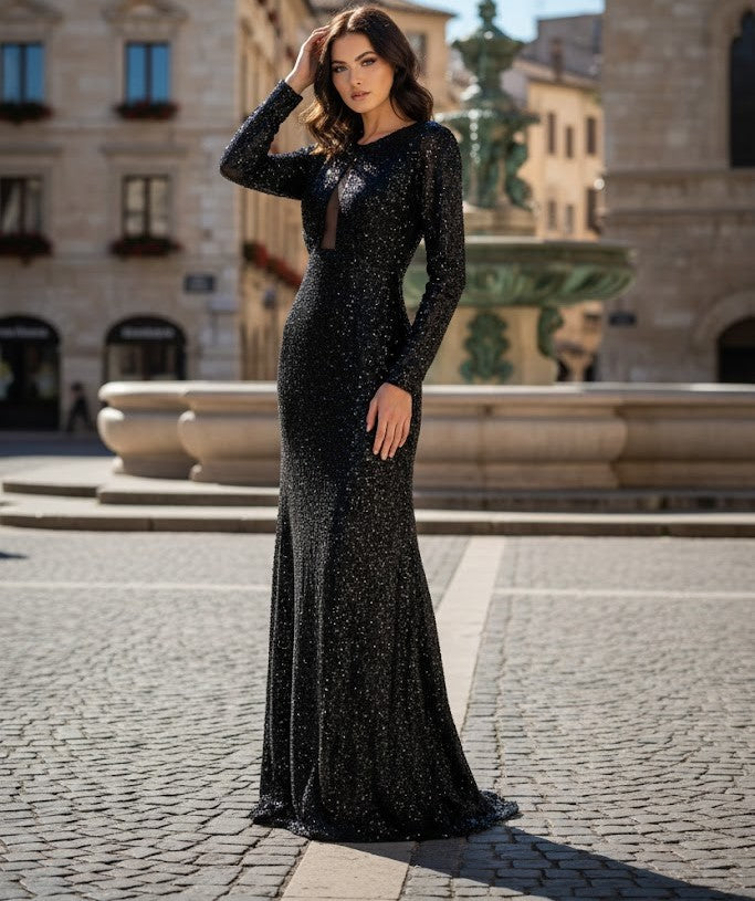 Plus Size Long Evening Gown Maxi Formal Dress for Women By Royal Queen RQ7795