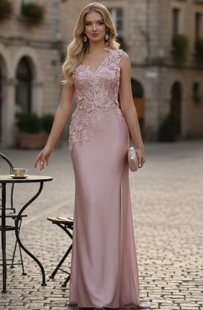 Plus Size Long Evening Gown Maxi Formal Dress for Women By Royal Queen RQ7943