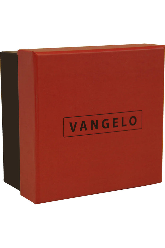 Black Debossed Dress Belt by Vangeloin
