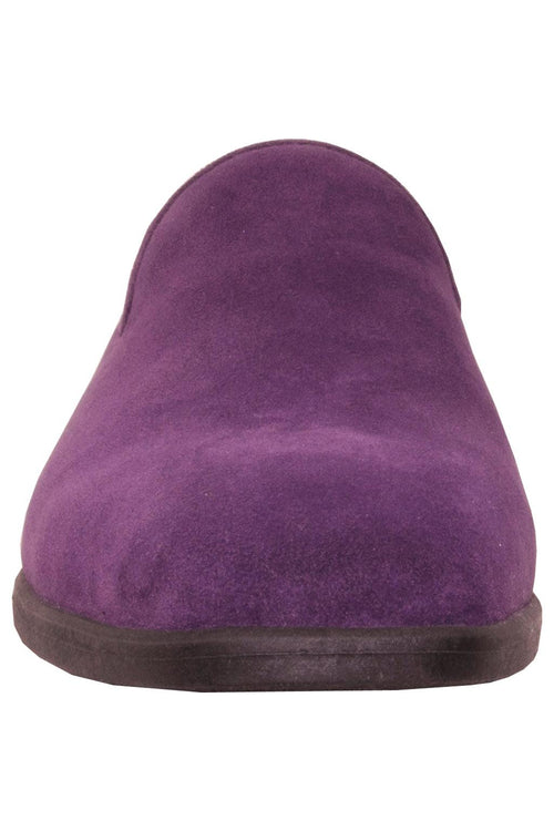Chelsea Purple Suede Tuxedo Shoes by Vangelo