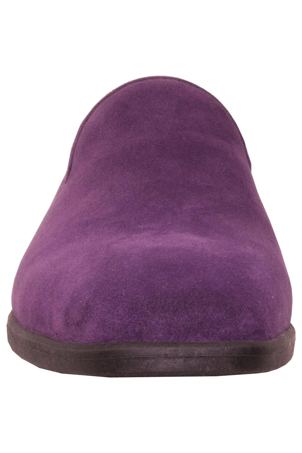 Chelsea Purple Suede Tuxedo Shoes by Vangelo