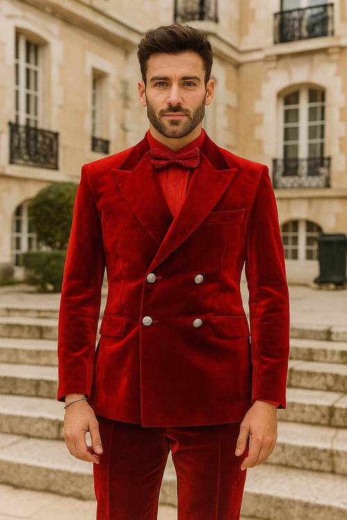 velvet-suits-double-breasted-suits-4-button-slim-fit-suit-red