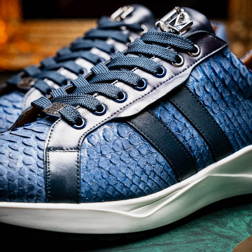 Marco Di Milano Verona Navy Leather Loafers