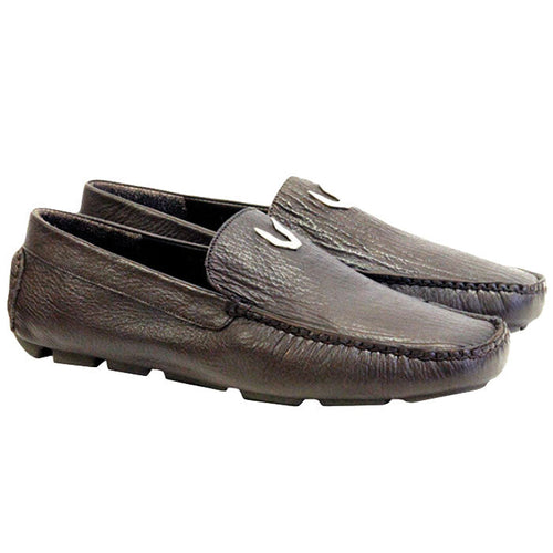 Vestigium Shark Driving Loafers Brown - Brown Shark men's driving loafer