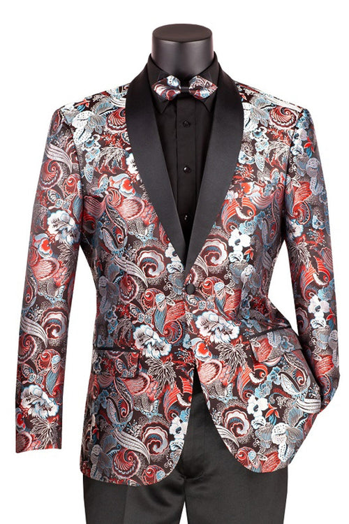 Mateo II Navy Tuxedo Jacket (Separates) by Vinci