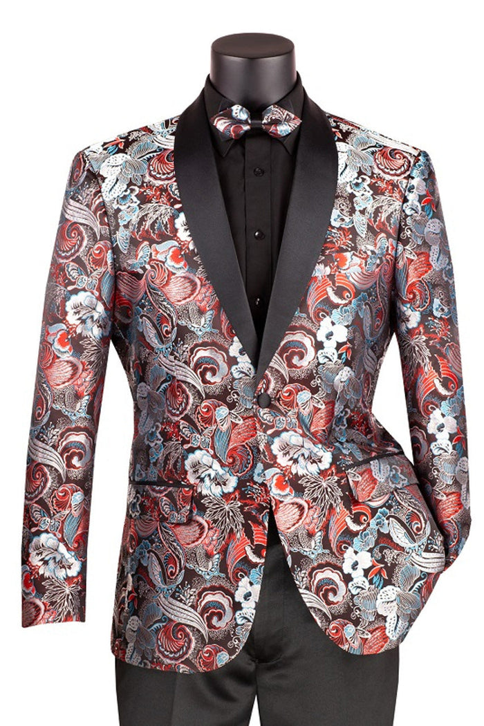 Mateo II Navy Tuxedo Jacket (Separates) by Vinci
