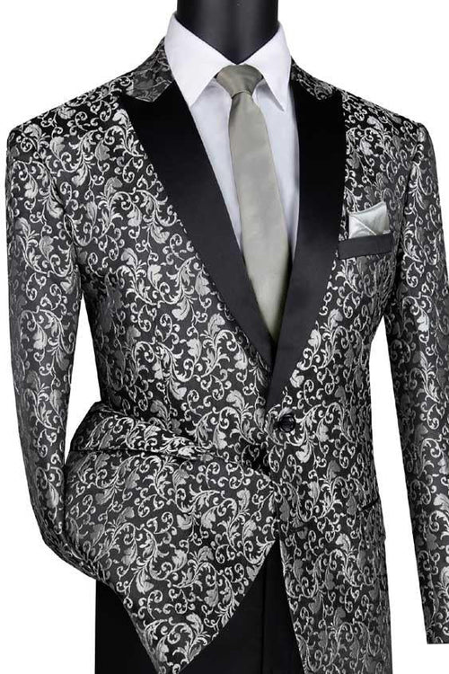 Elegant Red Tuxedo Jacket (Separates) by Vinci