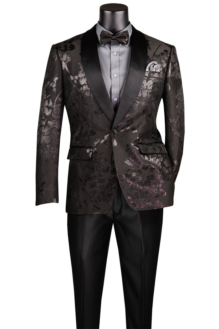 Elegant Blue Tuxedo Jacket (Separates) by Vinci