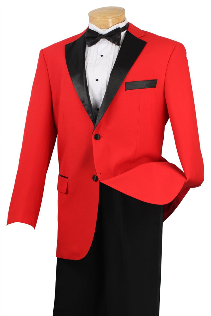 Darius Burgundy Tuxedo (2-Piece Set) by Vinci