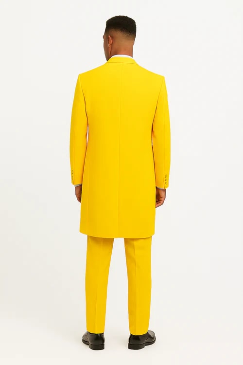 Yellow Zoot Suit - Mens Fashion Golish Yellow 1920s Vintage Look by USA Men's Outlet