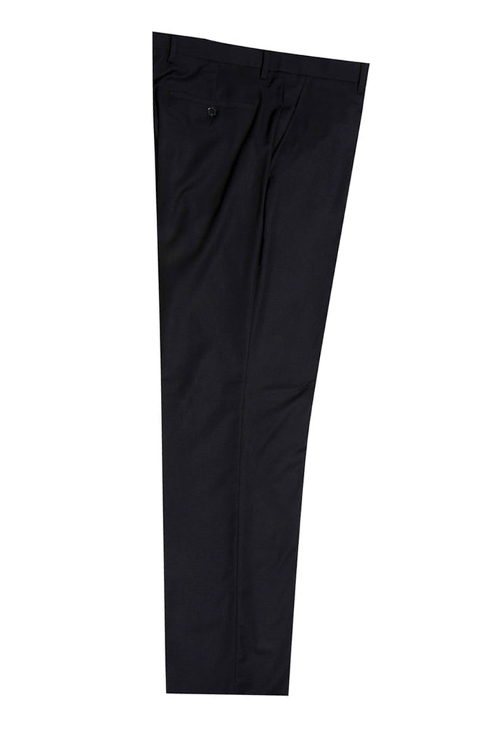 Men's Black Stacy Adams Suit: 2-Button, Vested, Timeless Basic.