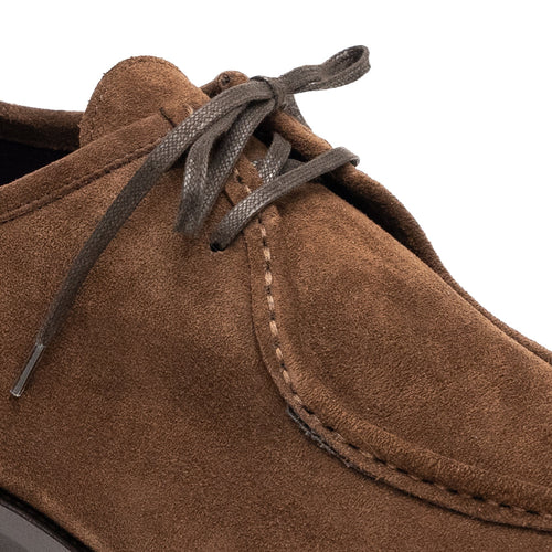Zelli Wallaby Italian Suede Lace Up Chocolate (26-303-CHO)
