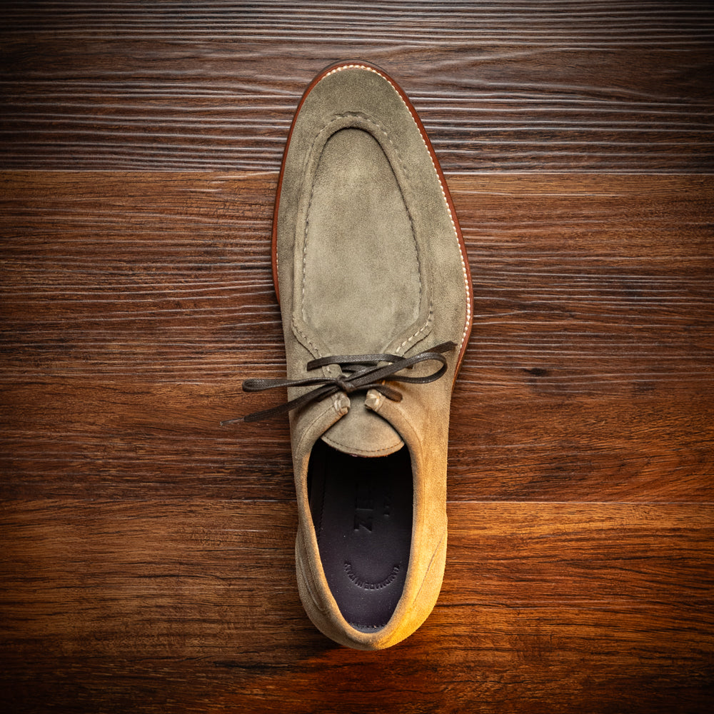 Zelli Wallaby Italian Suede Lace Up Sage (26-303-SGE)