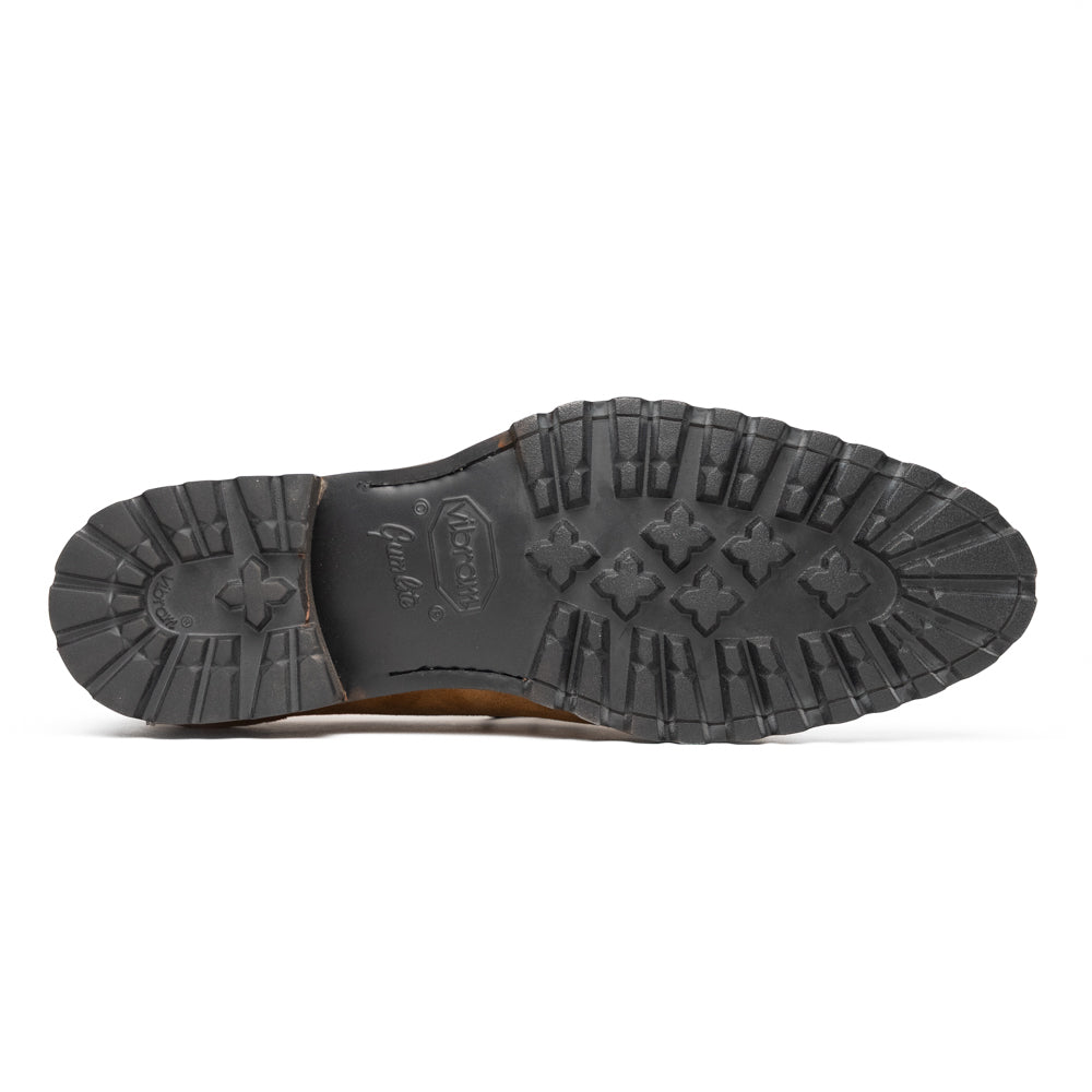 Zelli Wallaby Italian Suede Lace Up Tobacco (26-303-TOB)