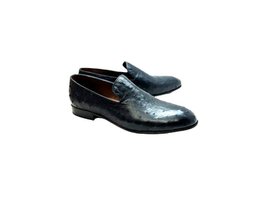 P000508 - Warren Ostrich Loafer- Navy
