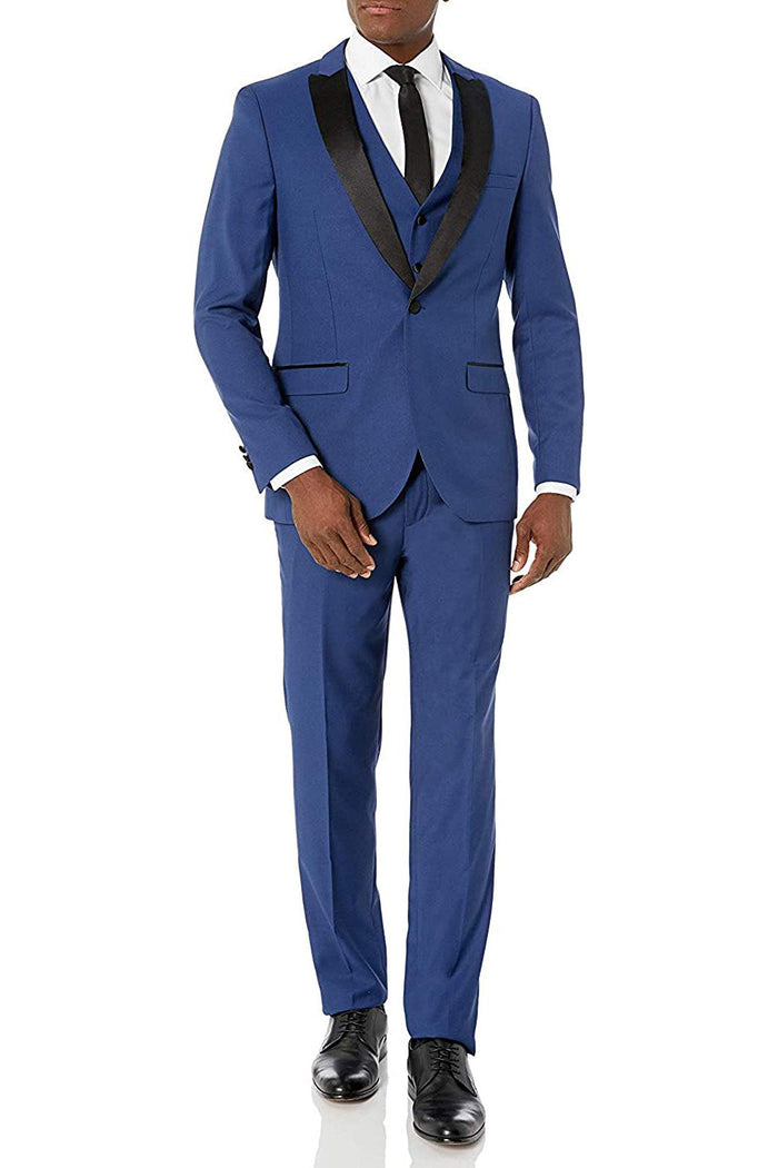 Lexington Cranberry 1-Button Peak Tuxedo (3-Piece Set) by West End
