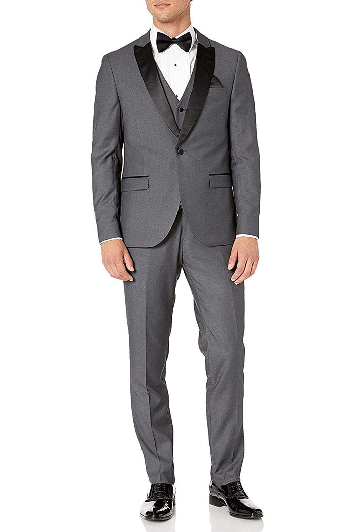 Lexington Cobalt 1-Button Peak Tuxedo (3-Piece Set) by West End