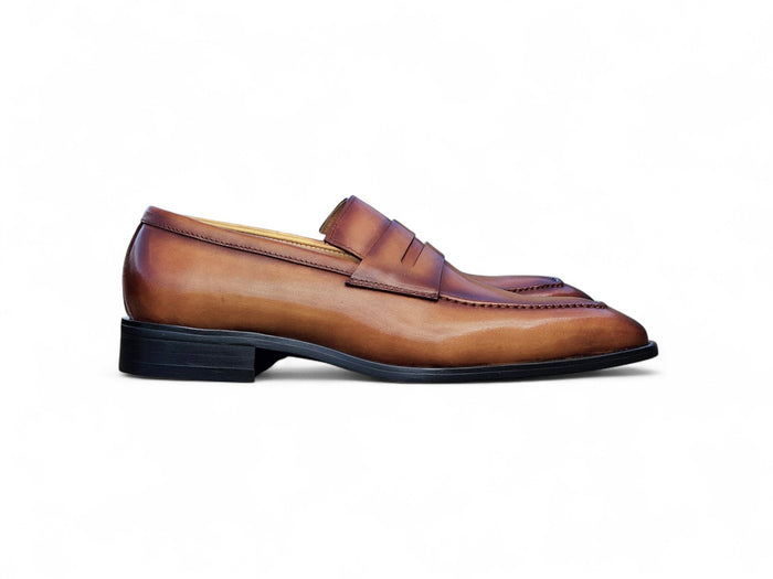 Carrucci Patina Finished Penny Loafer