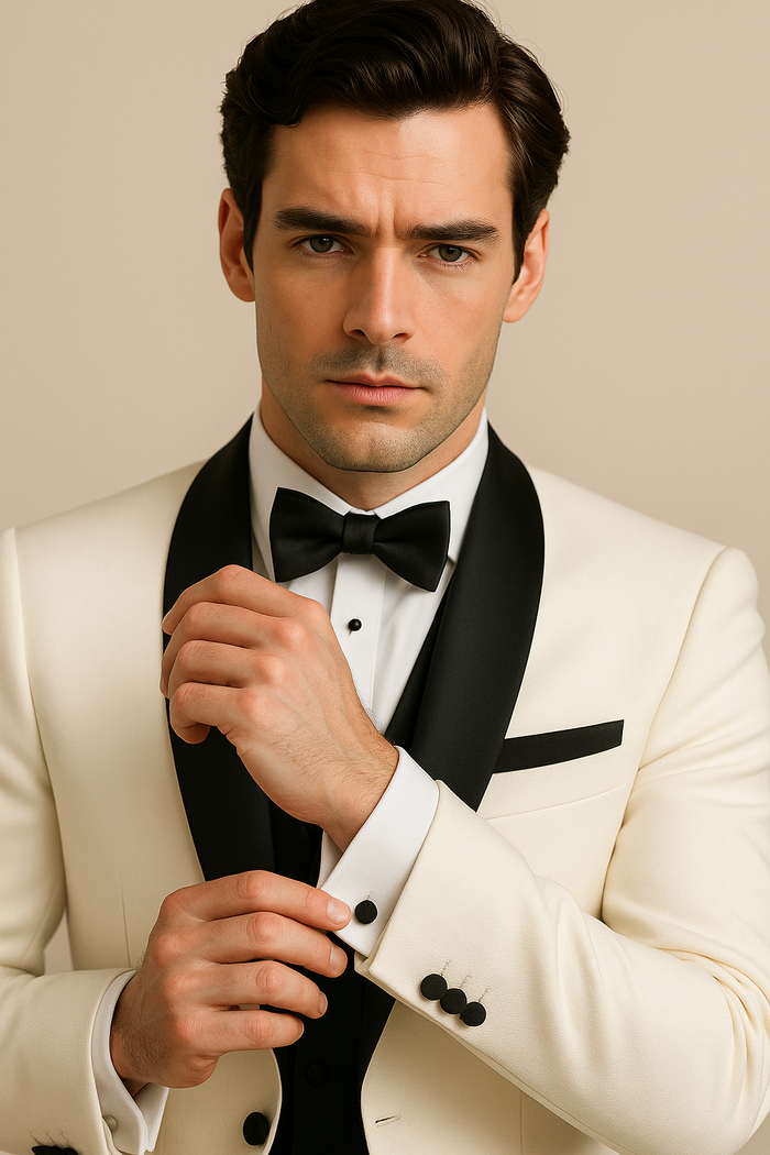 Xavier White Tuxedo Jacket by BLACKTIE