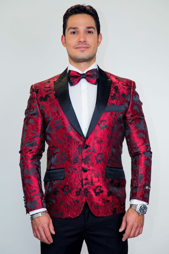 Amsterdam Pink Tuxedo Jacket (Separates) by Xander Xiao
