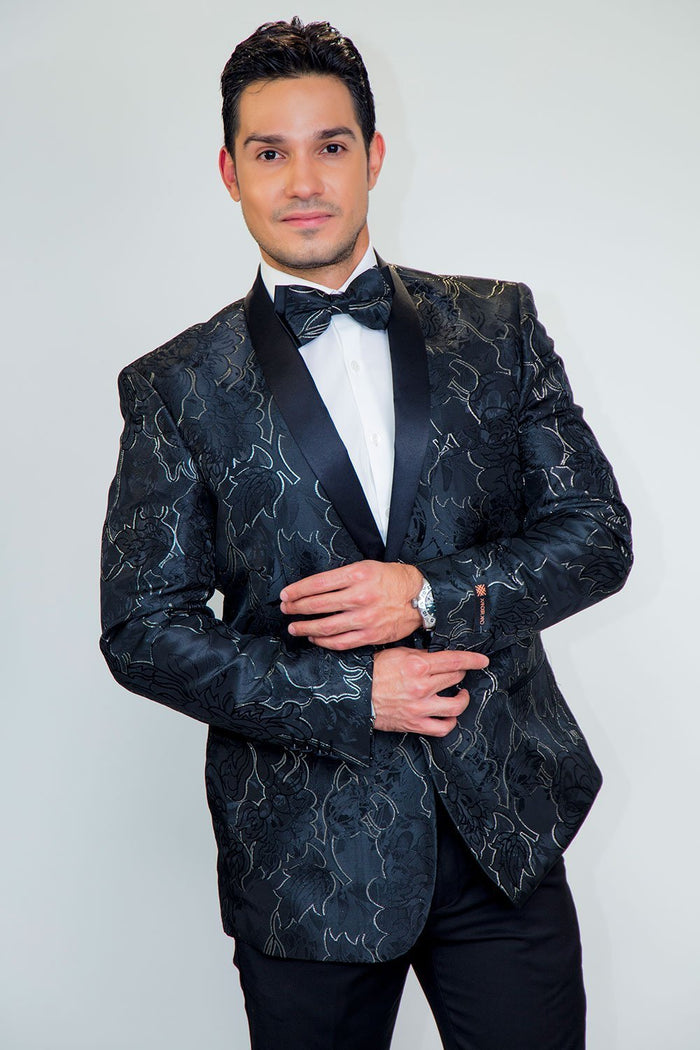 Amsterdam Turquoise Tuxedo Jacket (Separates) by Xander Xiao