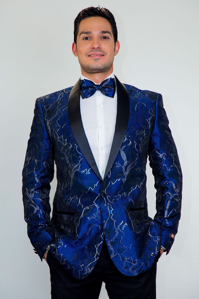 Havana Black Tuxedo Jacket (Separates) by Xander Xiao