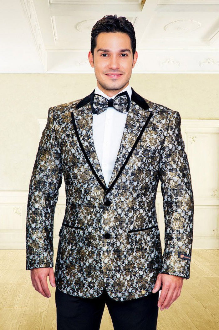 Atlantis Black Blazer Jacket (Separates) by Xander Xiao