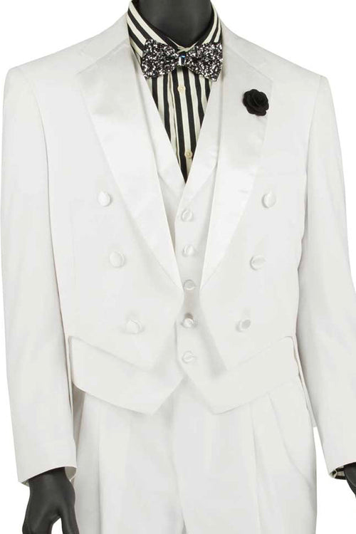 Mens Modern Fit 2 Piece Tuxedo in Black by Vinci
