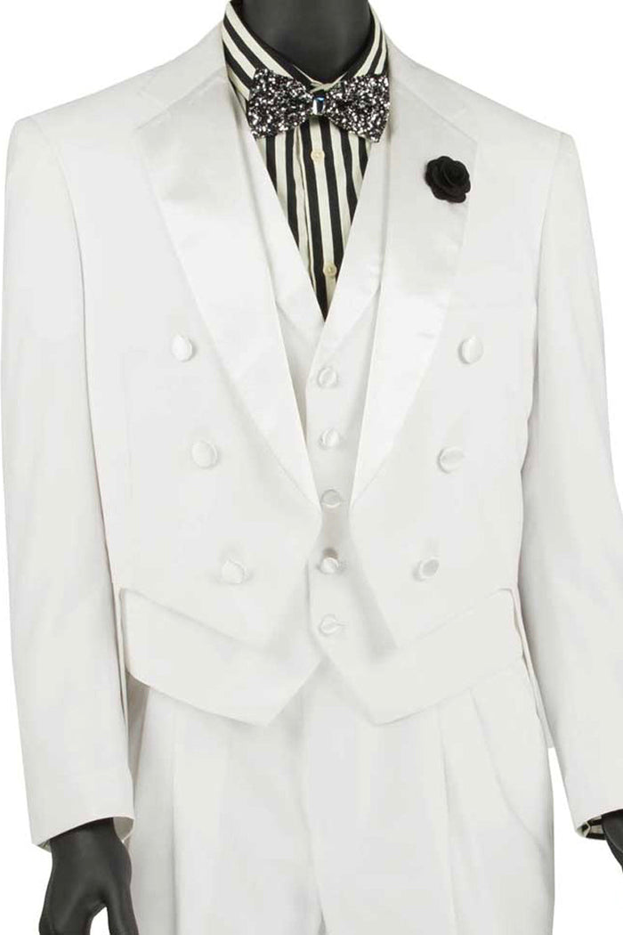 Mens Modern Fit 2 Piece Tuxedo in Black by Vinci