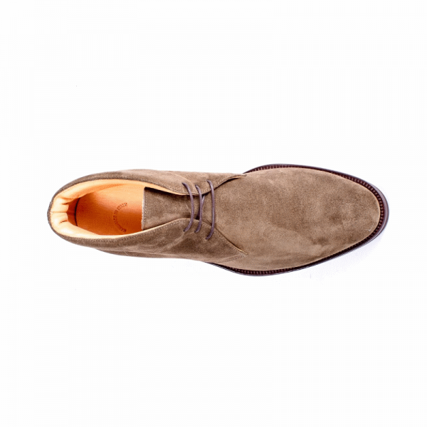 Zelli Marco Suede Chukka Boots in Olive | Versatile Lace-Up Style