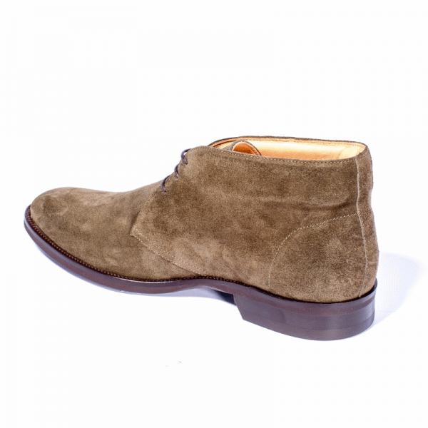 Zelli Marco Suede Chukka Boots in Olive | Versatile Lace-Up Style