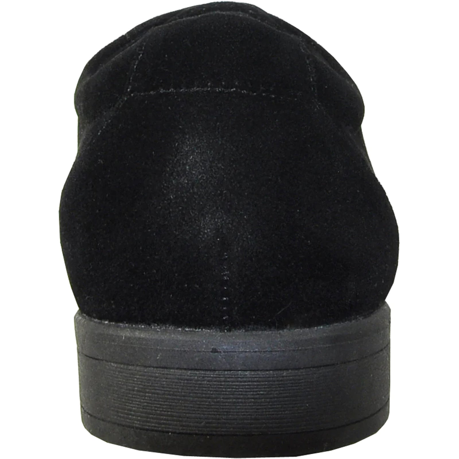 "Black Suede Formal Dress Shoe - Men's Cap Toe for Wedding & Prom"