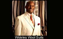 wideleg wool suits