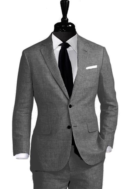  Alberto Nardoni Two Button Linen Suit Coming September/1/2017 