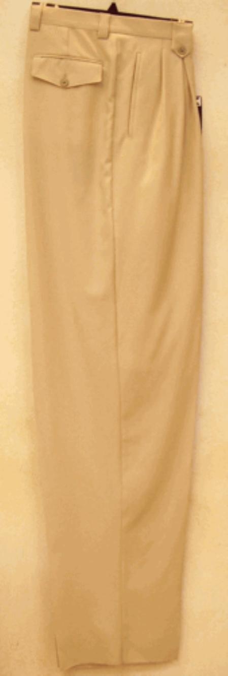 long rise big leg slacks Beige Wide Leg Dress Pants Pleated 1920s 40s Fashion Clothing Look ! Slacks baggy dress trousers 
