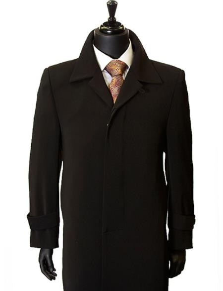Very long Maxi overcoats outerwear Inch Very long Maxi-Length Duster Coat Liquid Jet Black Dress Trench Top Coat 