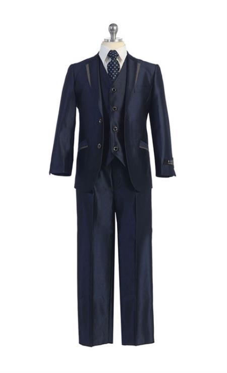 Kids Boys Kids Sizes Navy Boys And Men Suit For Teenagers With Pant