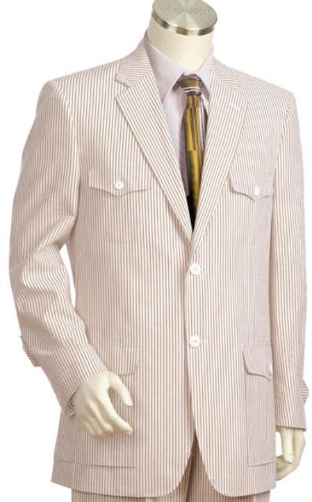 Sear Sucker Suit Seersucker Suit Cotton Summer Cheap priced Seersucker Suit Sale Fabric Suits