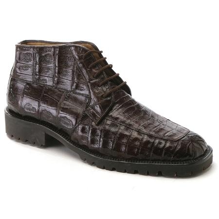 Brown Dress Shoe brown color shade Genuine Crocodile ~ Alligator Shoes skin 
