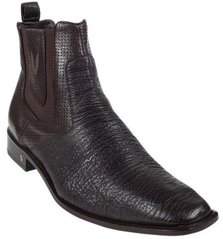 brown color shade Genuine Shark Dressy Boot 