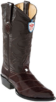 Wild West brown color shade Eel Cowboy Boots 
