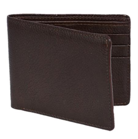 Wallet ~ billetera ~ CARTERAS brown color shade Genuine Elk Card Holder Wallet 