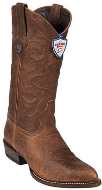 Wild West Honey J-Toe Leather Cowboy Boots 