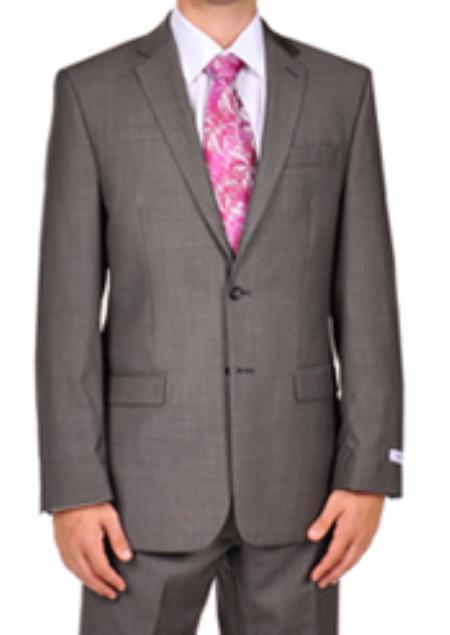 Designer Online Sale Wool Fabric Slim Fitted Dark Grey Masculine color Pindot Dress Suit separates online Color : Charcoal Suit