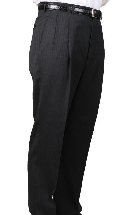 Mens Pleated Dress Pants Dark Grey Masculine color Somerset Pleated Slacks Trouser Wool