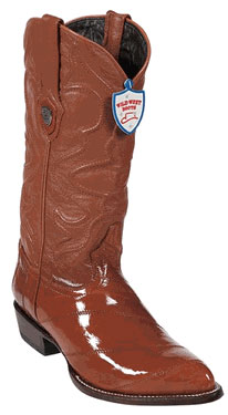 Wild West Cognac Eel Cowboy Boots 