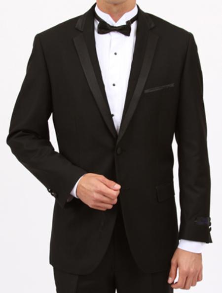 Tapered Leg Lower Rise Pants & Get Skinny Liquid Jet Black Slim narrow Style Fit 1 Button Style Tuxedo with Side Vents 