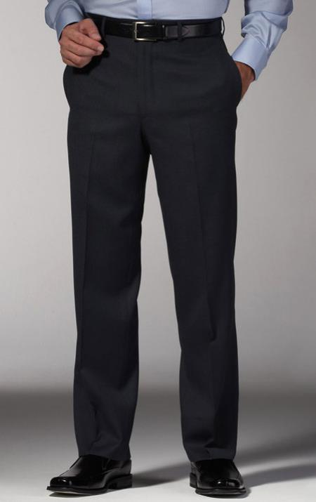 Alberto Dark Grey Slim narrow Style Fit Dress Pants 