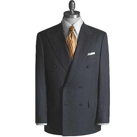 Brand New Dark Grey Masculine color Superior Fabric Wool Fabric PolyRayon Double Breasted Suit 