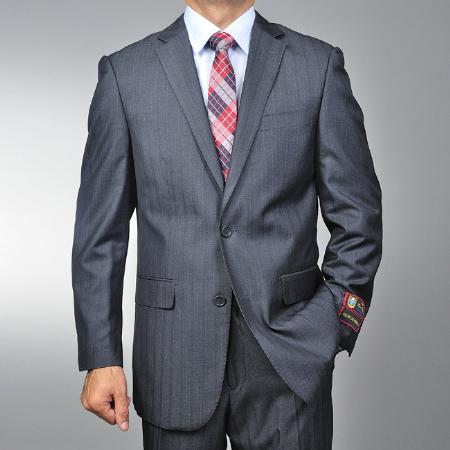 Piece Suit - Tweed Wedding Suit Grey Herringbone Tweed 2-button Suit 